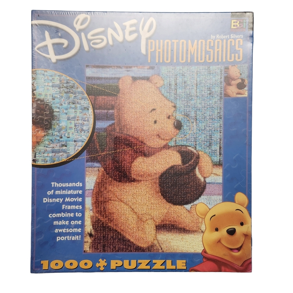 Disney Photomosaics Winnie The Pooh 1000 Piece Puzzle Sealed 